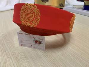 Khăp xếp nam truyền thống nón áo dài
