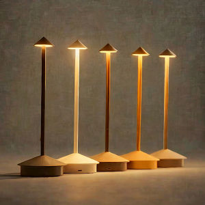 Rechargeable Table Lamp Creative Dining Touch Led Hotel Bar Coffee Table Lamp  Decorative Type-C Desk Lamp