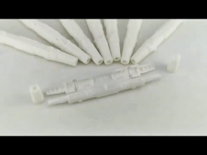 100PCS/SET Fiber Optic Fusion Protection Round Case Fusion Tube Cover For Drop Cable Fiber Fused