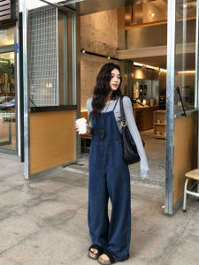 Quần Jeans Denim Ống Thẳng Ôm Dáng Rộng Có Dây Đai Thắt Lưng Thẳng Cho Nữ Mùa Xuân Thu Quần Dài Cạp Cao Thoải Mái