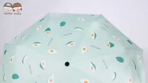 Haha Baby UV Protection Umbrella Sun Protection Umbrella Multicolor Folding Umbrella Men Women Portable Travel Umbrellas