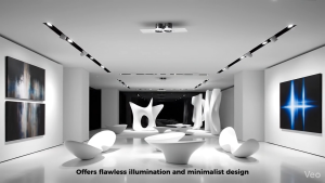 LED Downlight Recessed Indoor Ceiling Light Spotlight Tri-color Square Grille Light Home Office Mall Ceiling Light