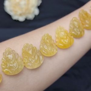 Mặt hồ ly chúa Thạch Anh Tóc Vàng VIP - Phong Thủy TUDO