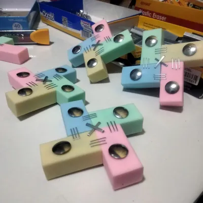 mainan viral gangsing pemadam PELANGI gangsing spinner penghapus