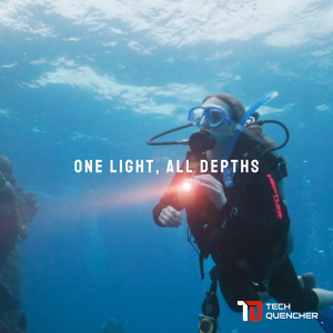 XTAR D26 2800 Diving Flashlight - 2800 Lumens - 450 meters- 5000mAh Rechargeable 21700 USB-C Battery