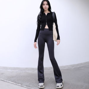 กางเกงขายาวทรงหลวมเอวสูงสำหรับผู้หญิง ทรงขากระบอก ทรงยูจีน ทรงเข้ารูป ทรงกระบอกเล็ก กางเกงขายาวทรงเข้ารูป