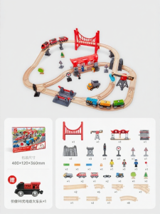 Hape | Wooden Roller Coaster Educational Toy
