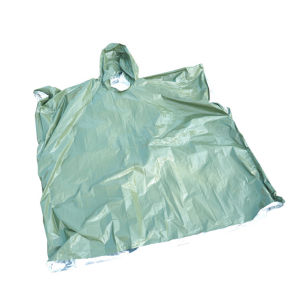 Khẩn Cấp Áo Mưa màng nhôm Poncho Áo Mưa Dày Phản Quang Windproof Coldproof Ngoài Trời dụng cụ sinh tồn Cho đạp xe đường dài bộ đồ cứu thương