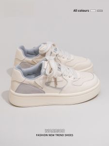 Warrior | 2025 Autumn/Winter New Arrival Thick Sole Casual White Sneakers