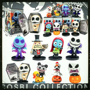 Bandai | The Nightmare Before Christmas Blind Box Hot Figure Jack Sally Cosbi Collectible Ornament Toys Christmas Halloween Birthday Gift