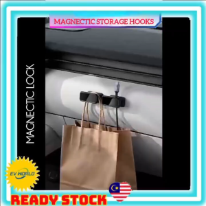 【B414】Magnetic Car Interior Hanger Car Dashboard USB Cable Organizer Self Adhesive Cable Holder Multifunctional Car Hook