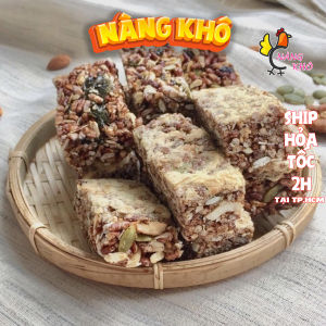 Thanh Gạo Lứt Chà Bông | Siêu Hạt | Rong Biển - Gói 250gr