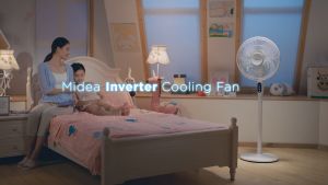 Midea 2 in 1 Convertible 5 Blades Timer and DC Inverter Stand Fan