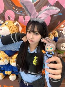 Christmas Cosplay Costume Judy Rabbit Police Officer from Zootopia Cartoon Female Version for Anime Conventions And Fan Meetings