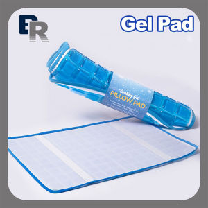 Hình chữ nhật mùa hè gel silicon Đệm gối Comfort làm mát PU Thảm Gel với 3D Vải Oxford Gel làm lạnh đệm gối & Miếng đệm xe Bìa