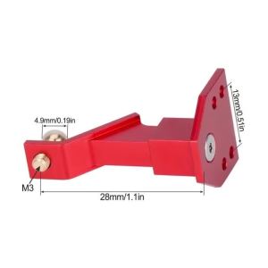 1 Bộ Móc Kéo Xe RC Bằng Nhôm CNC Bộ Phận Thu Tín Hiệu Cho Xe RC Crawler Tỷ Lệ 1/10 Nâng Cấp D90 Bộ Phận Cản Sau Bằng Kim Loại