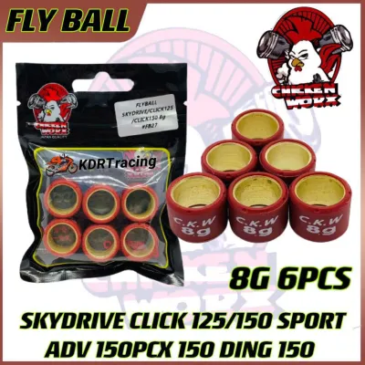 CHICKEN WORX FLYBALL SET FOR Skydrive Dink150 Click125150 SPORT ADV 150 PCX 150 7g to 15G
