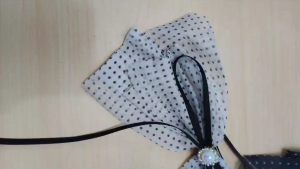 Hair Bow Polka Glam – Pita Rambut Besar Motif Polkadot Elegan - jepit rambut korea premium high quality