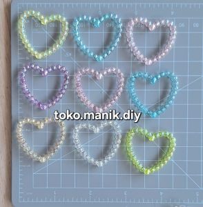 20gram manik hati love jumbo manik love bolong