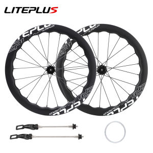 LITEPLUS | Bộ Bánh Xe Gợn Sóng Chất Sợi Carbon Gấp 20 inch 451