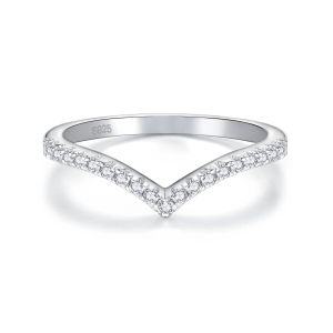 แหวนเพชรโมอิสไนท์ผ่านการทดสอบมาตรฐาน GRA 100% จริงๆเครื่องประดับงานแต่งงานการทดสอบเพชรแบบชุบสีขาว S925สีเงิน18K