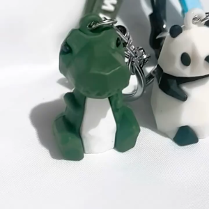 Zaman Now -  Keychain Lucu dan Simple / Gantungan Kunci Hewan / 3D Model Animal Keychain / Gantungan Kunci Karakter Hewan 3D