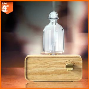 Máy Khuếch Tán Tinh Dầu Không Dùng Nước Bằng Gỗ Và Thủy Tinh Máy Tạo Mùi Thơm Cho Nhà Và Văn Phòng Máy Khuếch Tán Hương Liệu Không Cần Nước