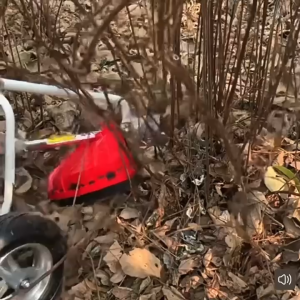 Suminoe 52CC Push Lawn Mower Gasoline Brush Cutter Wheeled Grass Trimmer for Farm Garden Weed Cutting