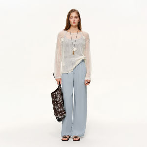 DUSHU | 3D Floral Spring New Knit Top