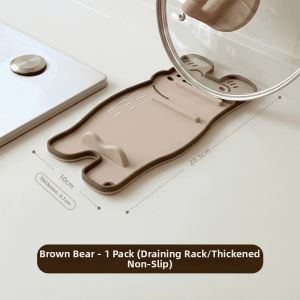 HALEXIONG | Heat-Resistant Silicone Drain Mat