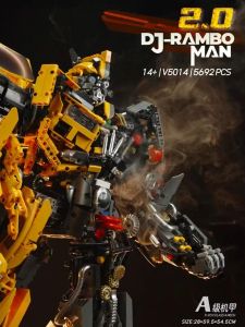 Building Blocks Bumblebee semi-mechanical giant model is compatible with LE GO (5692+PCS)