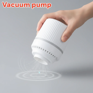 Electric Air Pump for Vacuum Bags - Labor-Saving Compression Tool Compatible with EU USA UK Japan Plug for Clothes Storage