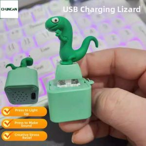 CHUNCAN | Lizard Shape Voice Light Keychain