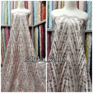 kain tille elisaab Payet/ bahan Payet mewah/ brukat kebaya.