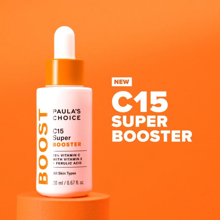Paula's Choice Vitamin C15 Super Booster Serum | Brightening, Firming & Anti-Aging Serum for Radiant Skin