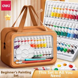 deli | Non-Toxic Washable Kids Painting Set For Students