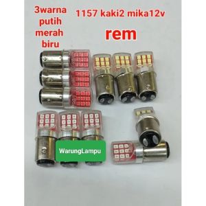 12Volt / 24Volt Lampu Rem Motor Mobil Bis Truk Kaki 2 Mika Kedip Strobo