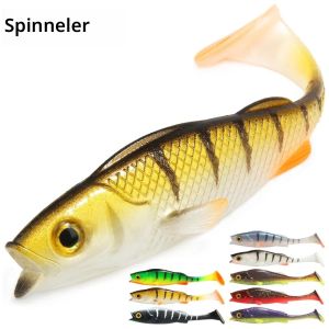 เหยื่อปลอม Spinpoler Vigor Perch สำหรับตกปลา รูปทรง Shad วัสดุยางเนื้อนิ่ม UV-Active Wobble Craft Rubber Swimbait ขนาด 7ซม./11ซม./14ซม. สำหรับปลา Perch Pike Zander
