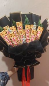 buket besar coklat silverquen isi 10 pcs / kado ulang tahun / hadiah wisuda | wedding | tunangan