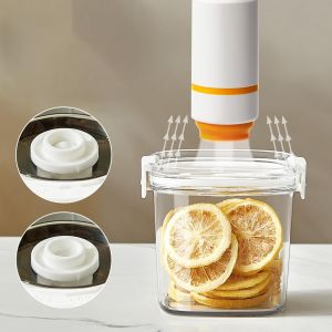 Vacuum Fresh-keeping Box Sealed Can Food Vacuum Compression Storage Bag Electric Air-energible Kitchen Box Coffee Beans Tea Grain Storage Tank