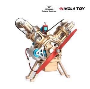 NIKOLATOY | Moveable Metal V2 Engine Model