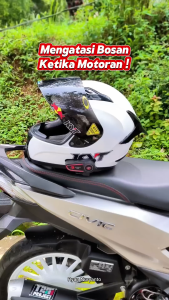 COD Intercom Headset Helm Bluetooth Auto Answer Call IP67 1200mAh / Intercom Helm Full Face / Interkom Bluetooth Helm Tahan Air / Headset Helem Motor / Microphone Headset Wireless Helm / Mic Helm Bluetooth / Mic Helm Motor 1 Set Cas Tipe C