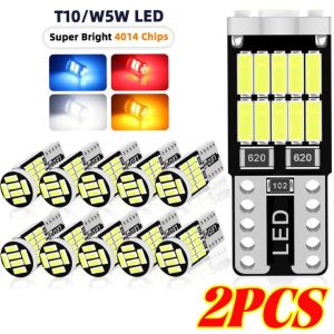 【Pphha】2Pcs Super Bright T10 LED Car Width Light Indicator 4014 26SMD Parking Signal Lamp License Plate Roof Reading Light
