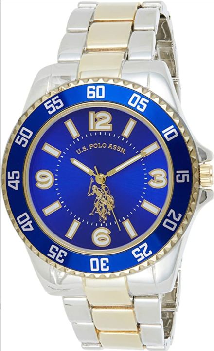 US Polo Assn Two Tone Dress Watch USC80514AZ Stainless Steel