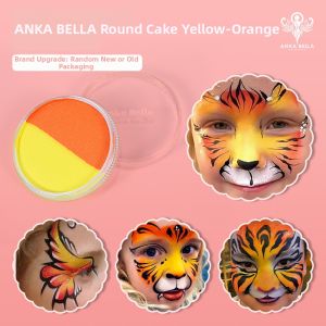 Water-based Face & Body Paint Yellow Orange 30g