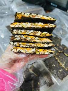 [Loại ngon] 1Kg rong biển kẹp hạt dinh dưỡng có chà bông ăn vặt ăn kiêng ăn healthy