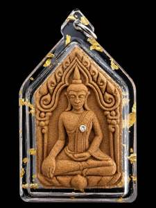🔥 📿 Phra Khun Paen (Khun Paen Buddha) 👤 Ajarn Teelek 🏯 Wat Khaosunamo 📅 BE 2561 (2018) Thailand Amulet