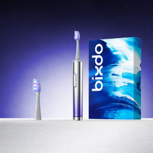 bixdo | Đầu Đánh Răng Điện Thông Minh Lông Mềm Tẩy Trắng Ánh Sáng Xanh