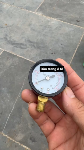 Đồng hồ báo hơi áp suất hơi hệ thống đo hơi xe ô tô PSI KG/cm2 mặt 42 ren 10