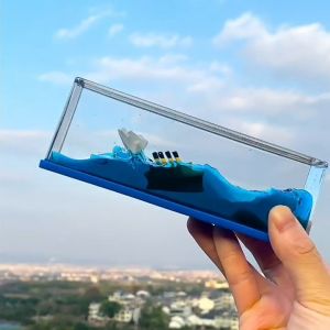 Kapal Hiasan Titanic Dekorasi Mobil Kapal One Piece Pajangan Kapal Pesiar Ornamen Mengambang